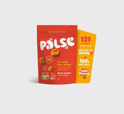 Palse - Crunchy Fava Beans Sweet Paprika 85g