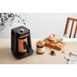 Arzum Okka Rich Spin Pro Turkish Coffee and Hot Beverage Maker, Velvetiser, Milk Frother, 120V, 5 Cups