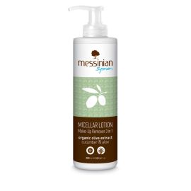 Messinian Spa Cucumber & Aloe 3-in-1 Micellar Makeup Remover, 300 ml — front view