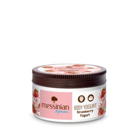 Messinian Spa Strawberry Body Yogurt, 250 ml — manufacturer product image