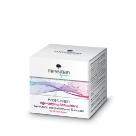 Messinian Spa Helichrysum & Olive Oil Face Cream, 50 ml — retail box