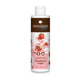Messinian Spa Strawberry & Yogurt Shower Gel, 300 ml — front view