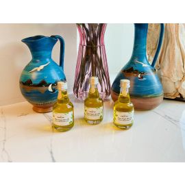 Lakonic Sun Extra Virgin Olive Oil, 3 Mini Glass Bottles — lifestyle view
