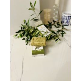 Lakonic Sun Olive Oil Soap with Olive Leaves, 100 g — lifestyle view