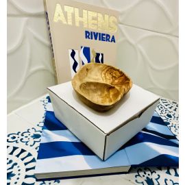 Handmade Greek Olive Wood Dish — lifestyle view