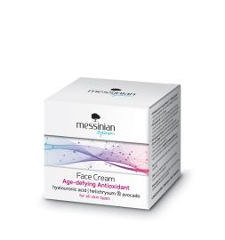 Messinian Spa Helichrysum & Olive Oil Face Cream, 50 ml — retail box