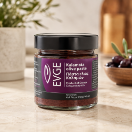 EVGE Kalamata Olive Paste, 210 g — front view