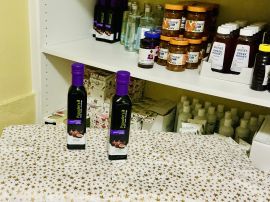 Papadim's Fig Balsamic Cream, Glass Bottle, 250 ml — lifestyle view