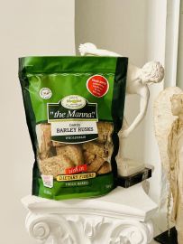 The Manna Wholegrain Barley Rusks, 300 g — lifestyle view