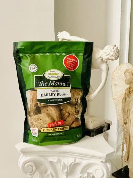 The Manna Wholegrain Barley Rusks, 300 g