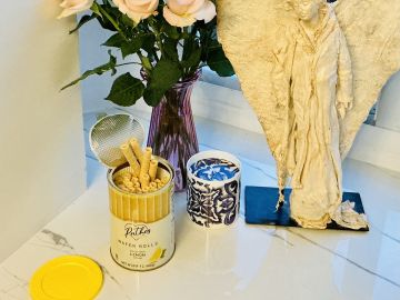 Pathos Lemon Cream Wafer Rolls, 400 g